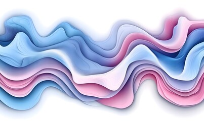 Fototapeta premium Abstract pastel wave background design