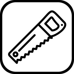 Saw vector icon style