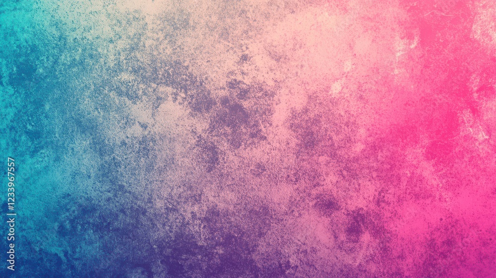 Poster an abstract gradient background blending pink, blue, and purple hues with a grainy noise texture. th