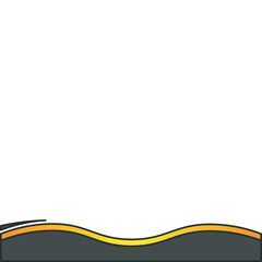 Wavy Business Footer