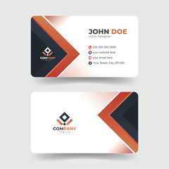 Double-Sided Business Card Template
