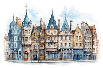 Fototapeta premium Architecture building house tower.