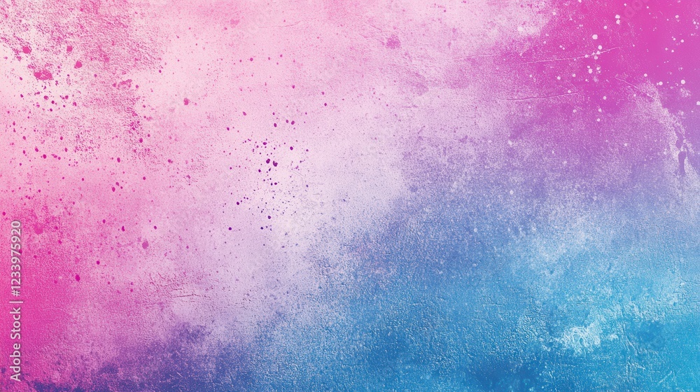 Fototapete an abstract gradient background blending pink, blue, and purple hues with a grainy noise texture. th