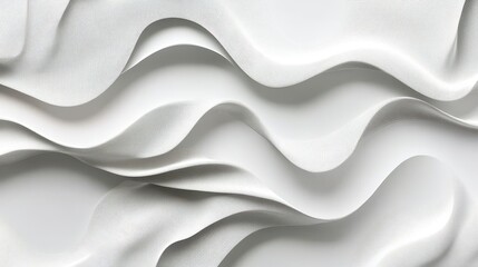 Fototapeta premium An abstract grainy background featuring subtle gray liquid lines and wave shapes on a white backdrop, with a noise texture effect.