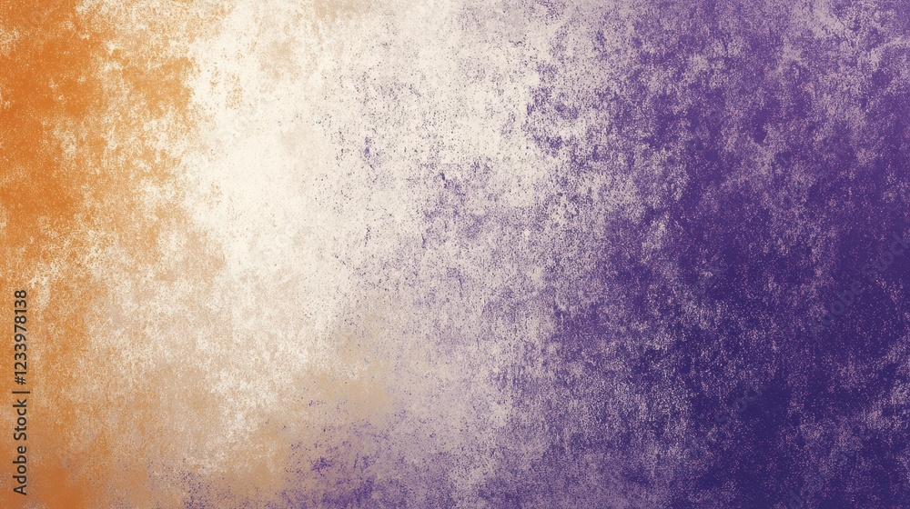 Poster an abstract grainy poster background featuring a blend of purple, orange, and beige with a noise tex