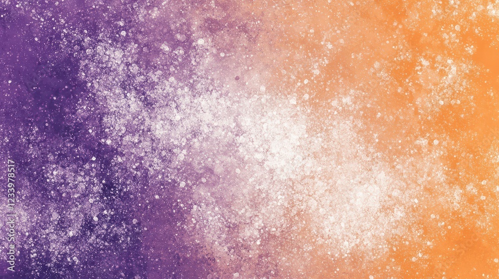 Leinwandbilder an abstract grainy poster background featuring a blend of purple, orange, and beige with a noise tex