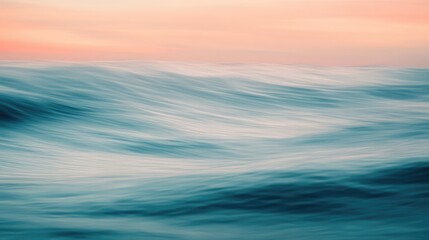 Obraz premium Abstract background with soft pastel gradient waves flowing smoothly, creating a dreamy and elegant texture. Perfect for modern design with copy space.