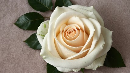 Valentine white roses 