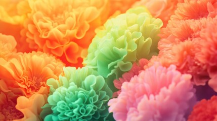 A Vibrant Background with Lime Green and Coral Pink