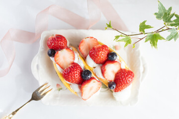 苺のオムレット