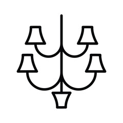 ceiling lamp icon design vector template