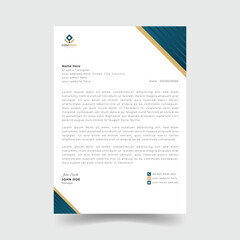 Simple and Elegant Letterhead Template
