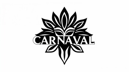 Stylized logo design featuring "CARNAVAL" with elaborate decorative elements
