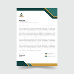 Letterhead with Clean and Professional Look
