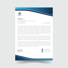 Modern Corporate Letterhead Template
