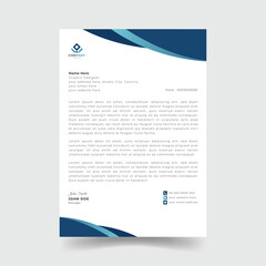 Simple and Modern Letterhead Design
