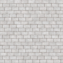 Subway tile seamless pattern. White kitchen, bathroom ceramic tile pattern, metro tunnel wall or floor texture.