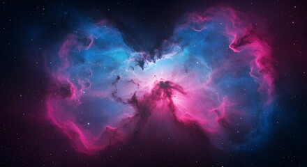 Nebulosa abstracta del espacio exterior de la Tierra