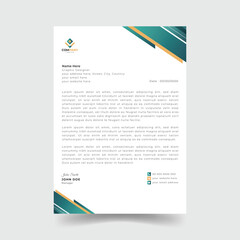 A4 Letterhead with Modern Layout
