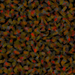 Multicolor abstract layered spots on wild animal, leopard, jaguar skin Soft fluffy wool effect Camouflage Tropical trend Exotic natural pattern