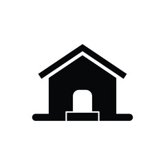 House icon logo design template isolated illustration