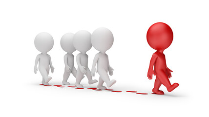 3d small people - influencer