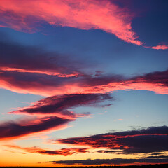 Fototapeta premium Ethereal Hues of Afterglow