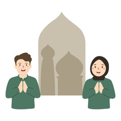 Eid Al Adha Muslim Character