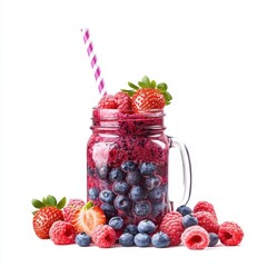  blend of strawberries raspberries and blueberries 