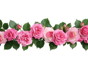 Obraz premium Rose border flower plant nature.