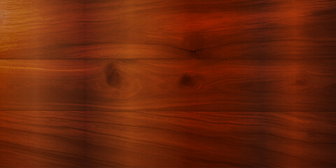 Exquisite High Gloss Brown Wood Paneling with Reflective Surfaces, Rich Natural Textures, and a Deep, Warm Hue That Provides a Vintage Feel and Classic Retro Charm