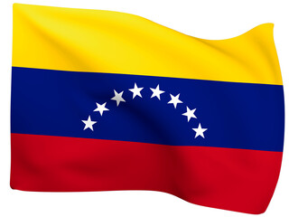3d Waving Flag Venezuela.