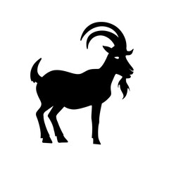 Goat Silhouette Vector Illustration