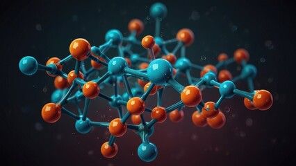 3d render of molecule