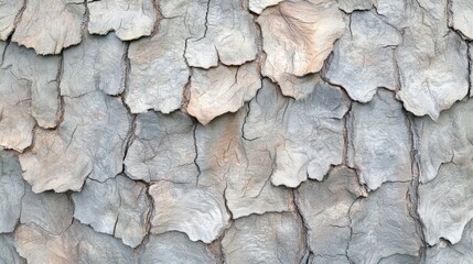 Fototapeta premium Closeup of tree trunk with lush green leaves, a detailed look at nature's textures and vibrant foliage