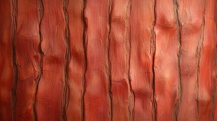 Naklejka premium Vibrant red monochrome, a textured abstract painting on canvas with minimalist design