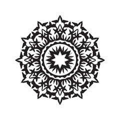 Collection mandala vector icon. Set of decorative mandala flowers. Decoration ornament tattoo mandala symbol. Vector illustration eps 10