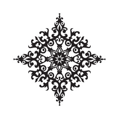 Collection mandala vector icon. Set of decorative mandala flowers. Decoration ornament tattoo mandala symbol. Vector illustration eps 10