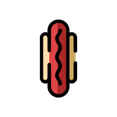 hot dog icon design	