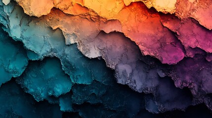 Fototapeta premium Abstract Colorful Texture Warm Deep Hues. AI Generated