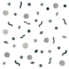 アナログ感　素材　グレイ　飾り