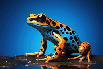 Fototapeta premium Frog amphibian wildlife reptile.