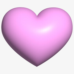 Special pink heart design render