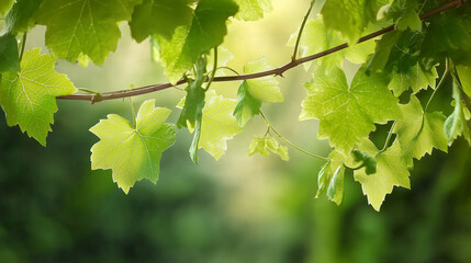Lime Green Vine Growth Timelapse in Bright Daylight