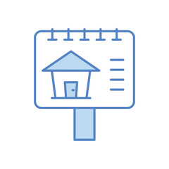 Ad Board vector icon