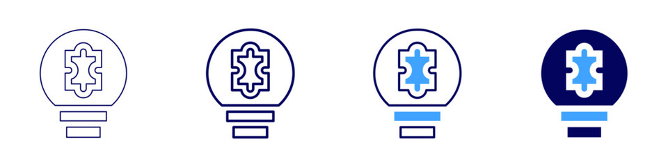 Teamwork lessons icon in 4 different styles. Thin Line, Line, Bold, and Bold Line. Duotone style. Editable stroke