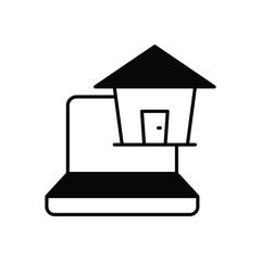 Online Real Estate vector icon