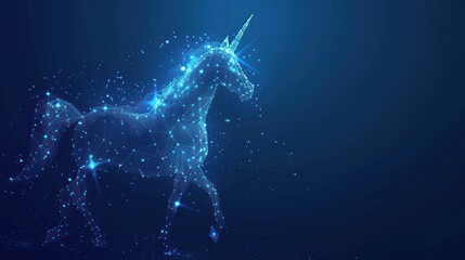 Digital Unicorn Illustration