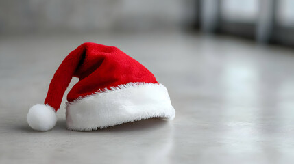 Santa hat floor indoor Christmas festive holiday