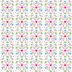 seamless pattern with flowers
